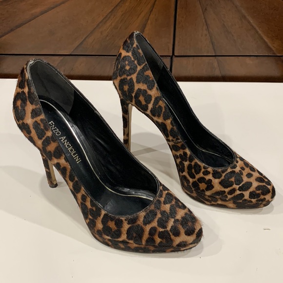 Enzo Angiolini Woman’s Leopard Print Heels Size 7.5 - Picture 13 of 13